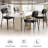 Stylishly Upholstered Tufted Faux Leather Dining Chair: Comfort Meets Elegance-1997632678