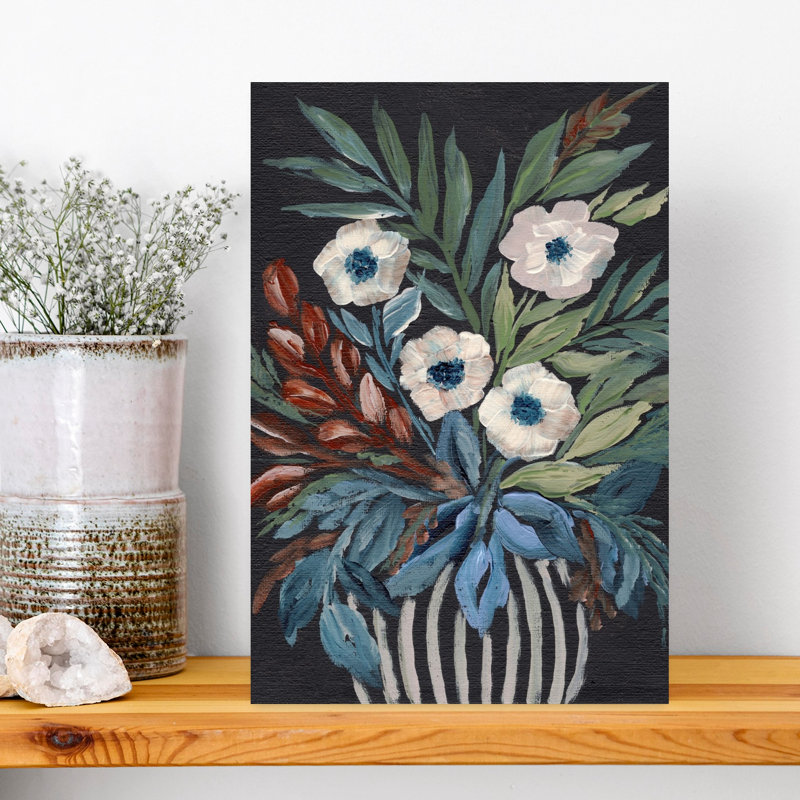 «Vibrant Anemone Bouquet», art floral classique coloré, nature