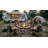 Natural Stone Style Mgo Wood Burning Outdoor Fire Pit With Lid