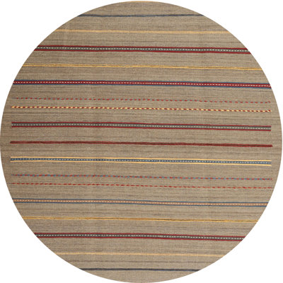 Tapis abstrait brun clair / brun