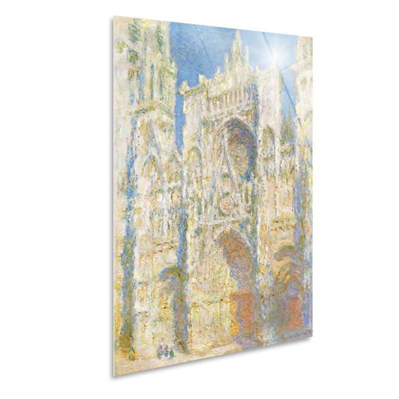 Rouen Cathedral by Claude Monet - No Frame Painting, Plastic/Acrylic, 100cm H x 70cm W