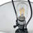 14X14x23" White And Grey Glass Table Lamp