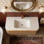 Meuble-lavabo mural simple 30 po avec plateau en marbre-380982478