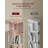 4-Tier Rotating Bookshelf, Bookcase With Bookends For Small Spaces, Corner Shelf, Steel Frame-1909449813