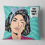 Femme dans un style comique - Coussin à imprimé portrait-29366883-29366887