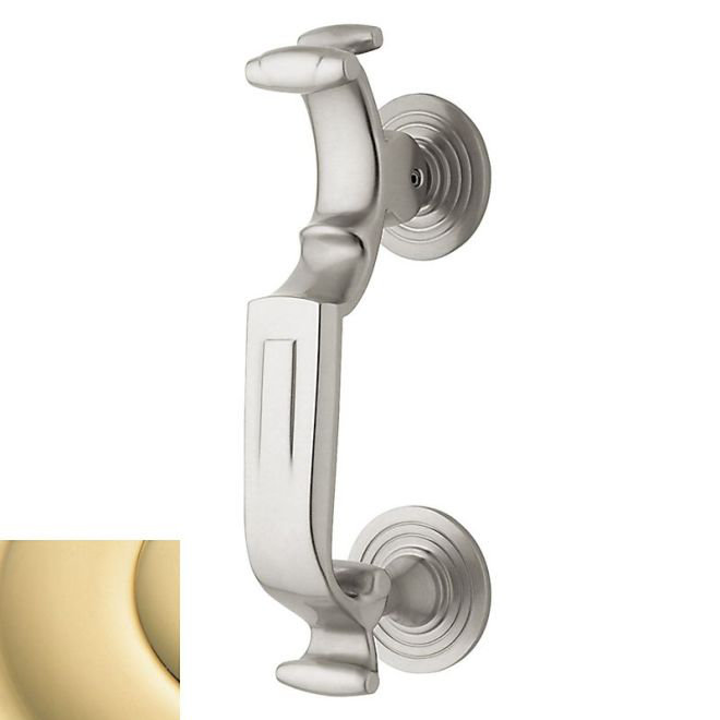 Baldwin Door Knocker, Non-Lacquered Brass