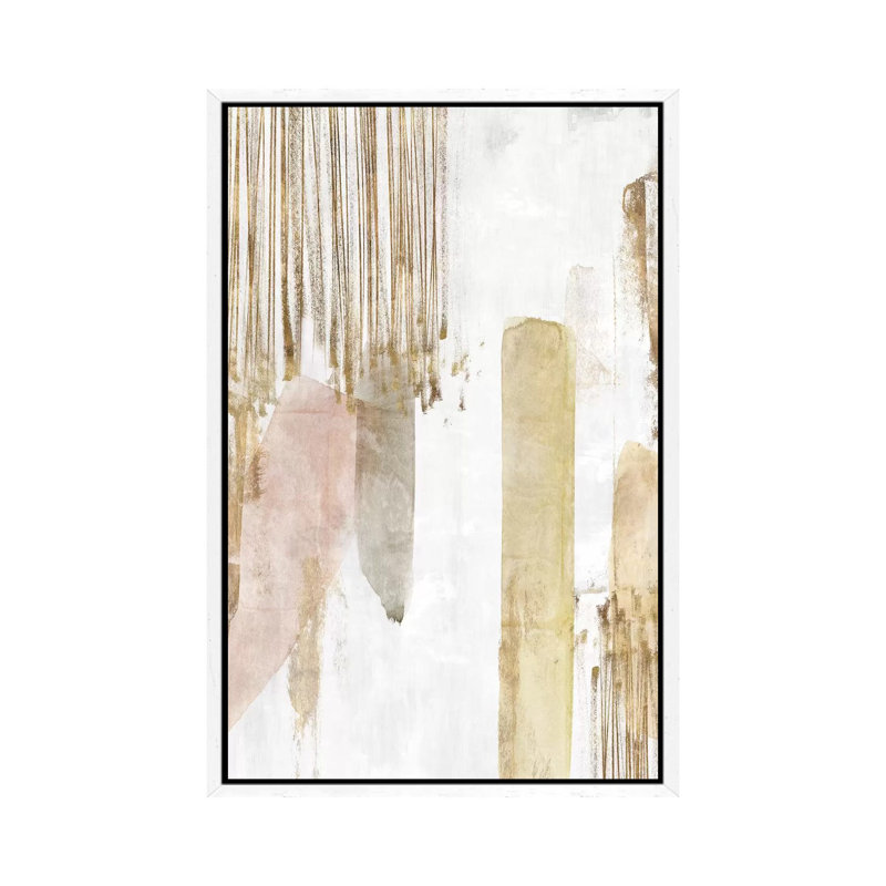 Band Of Gold I by Isabelle Z - Print on Canvas, White Framed, 66.04 cm H x 45.72 cm W