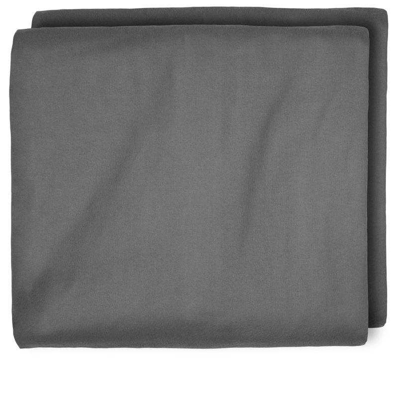 Polar Fleece Fitted Sheet - 2 Pack, Twin Extra Long Fitted Sheet, Gray