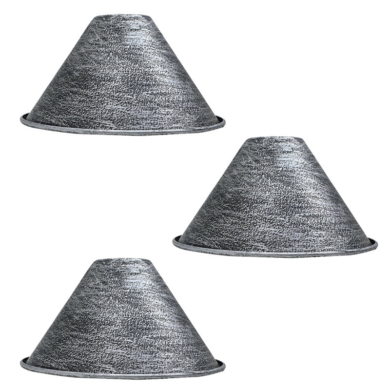Asiye 10cm H Metal Lamp Shade ( Uno ), Brushed Silver