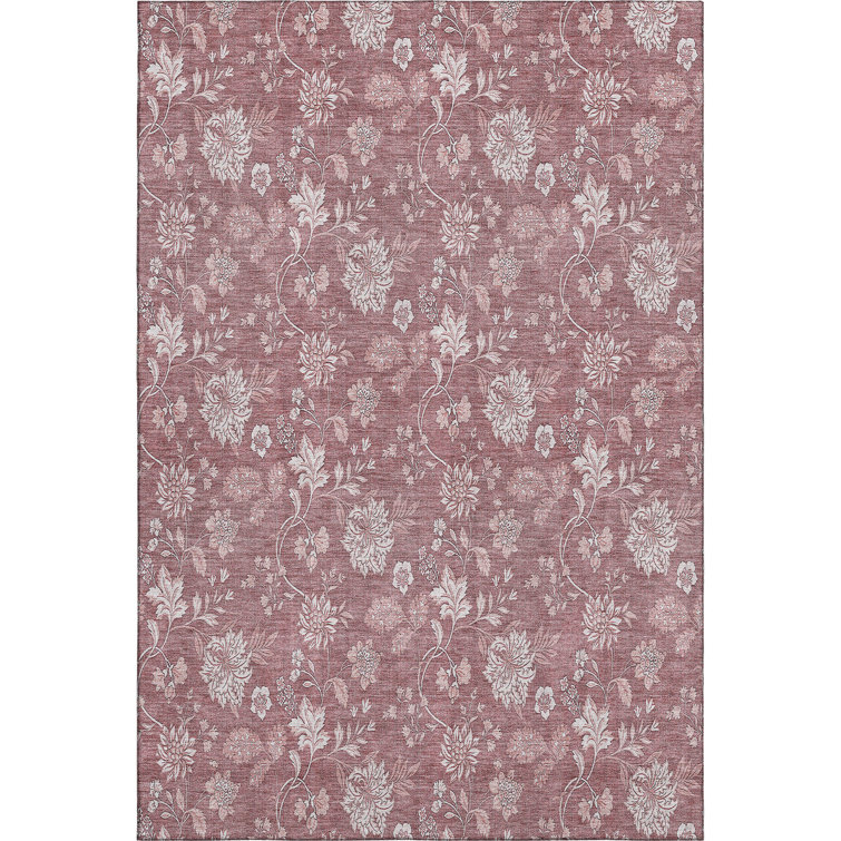 Premium Machine Washable Prisco Blush Rug