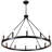 Dineen 12 - Light 38" Wide Candle Style Dimmable Wagon Wheel Chandelier-22015024
