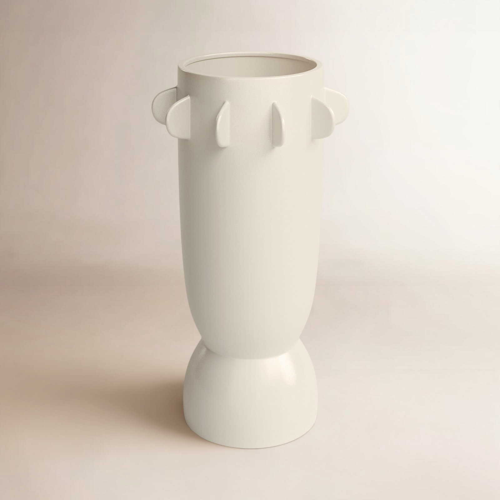 Archbold Ceramic Floor Vase, 24" H x 14.5" W x 14.5" D