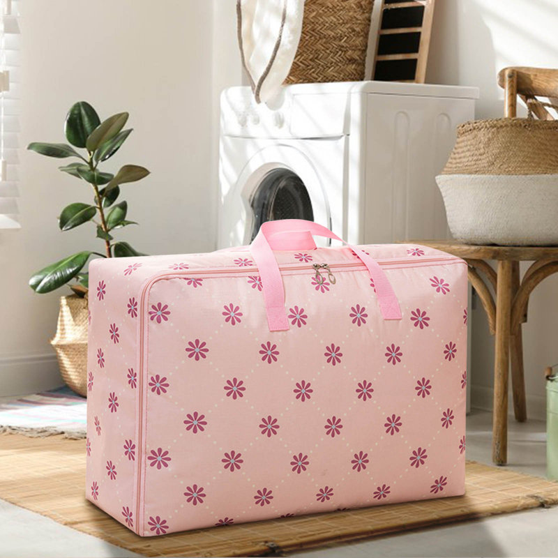  Non-woven Storage Bags Heavy Duty Packing Moving Bags, Large Clothes Storage Bins Portable Storage Containers with Reinforced Handles for Clothing, Sweater, Comforter, Bedding