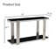 Console en miroir 55 po avec rangement à deux niveaux-1453658911