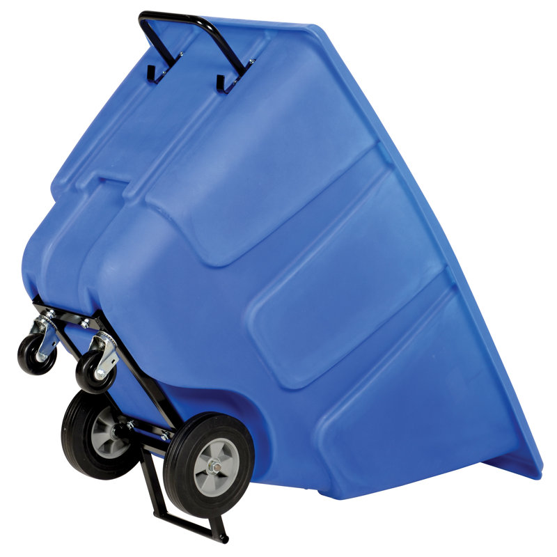 Plastic Open Outdoor Trash & Recycling Bin