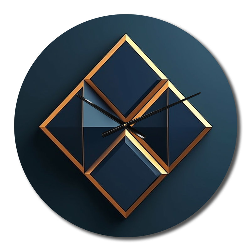 Cohasset - Modern Geometric Wall Clock, Small