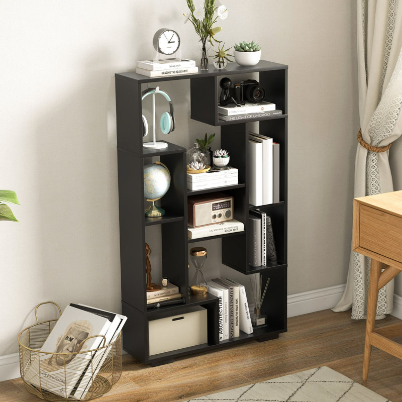 120cm H x 70cm W Bookcase, Black