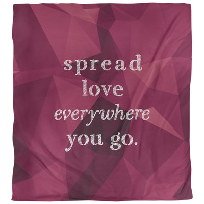 Housse de couette simple spread love quot