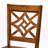 Nella 7-Piece Contemporary Style Brown Finish Dining Set, 29.7" H X 44.6" W X 44.6" D-734223461-734223448-734223449