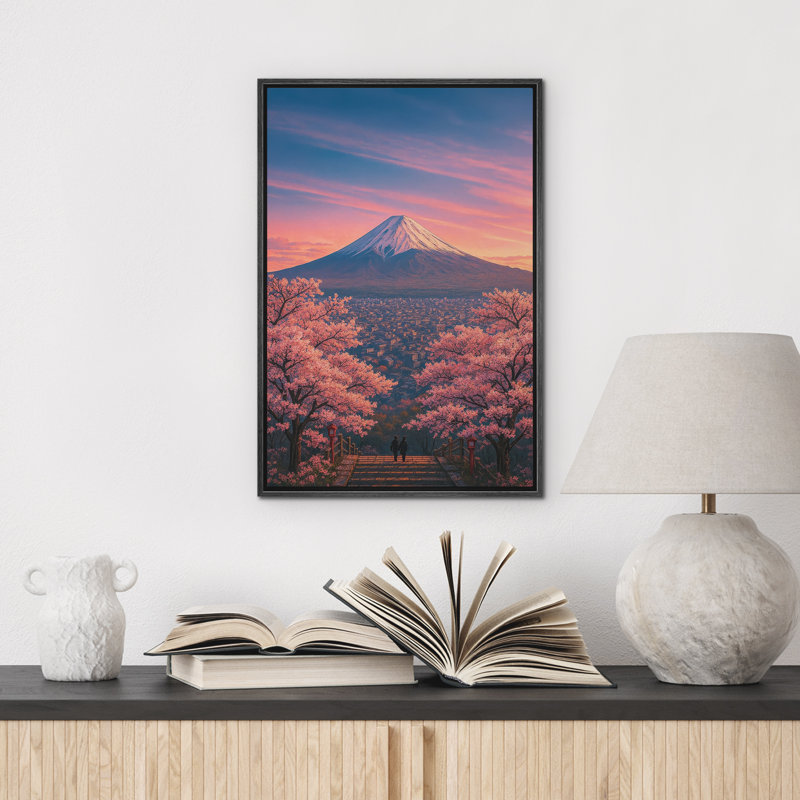 Montagne, paysage de montagne, art mural, impression sur toile, décoration murale de chambre à coucher, Noir