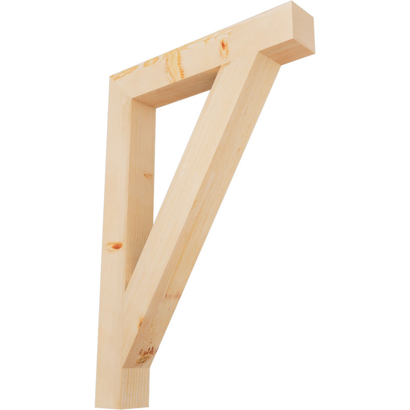 Support de bloc traditionnel, Douglas (lisse), H 38 po x l 4 po x P 26 po
