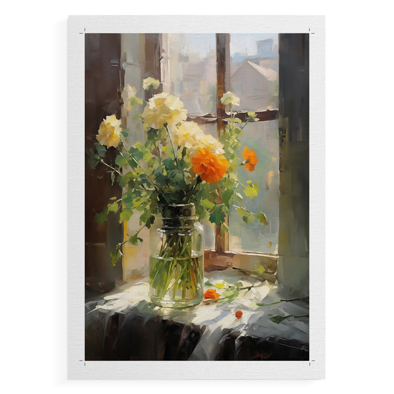 Série FLORAL DCCXCII - Impression sur toile seulement - NON CADRE, H 18 po x l 12 po