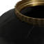 Sagebrook Home 19" Canvon Small Black Omix Vase