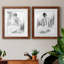 «Soft Silhouette V», ensemble de 2 reproductions sur toile-265539963-265539959-195628229