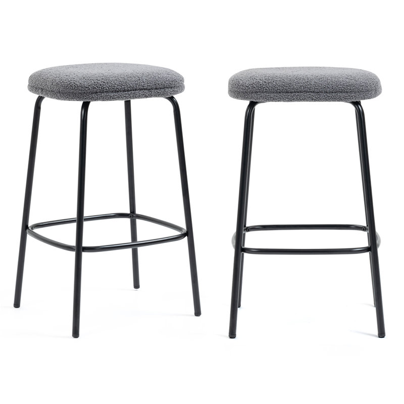 Tabouret de comptoir sans finition 26,8 po Joangela