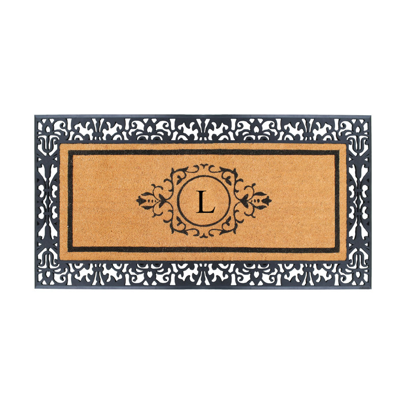 Darnetta Monogram Door Mat, L