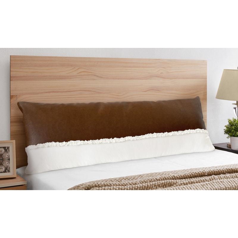 Boho Faux Leather Body Pillow Case