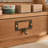 17.3" W Rustic Desktop File Organizer with Storage Drawer and Multiple Compartments