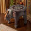 Botswana Hand Painted Side Table