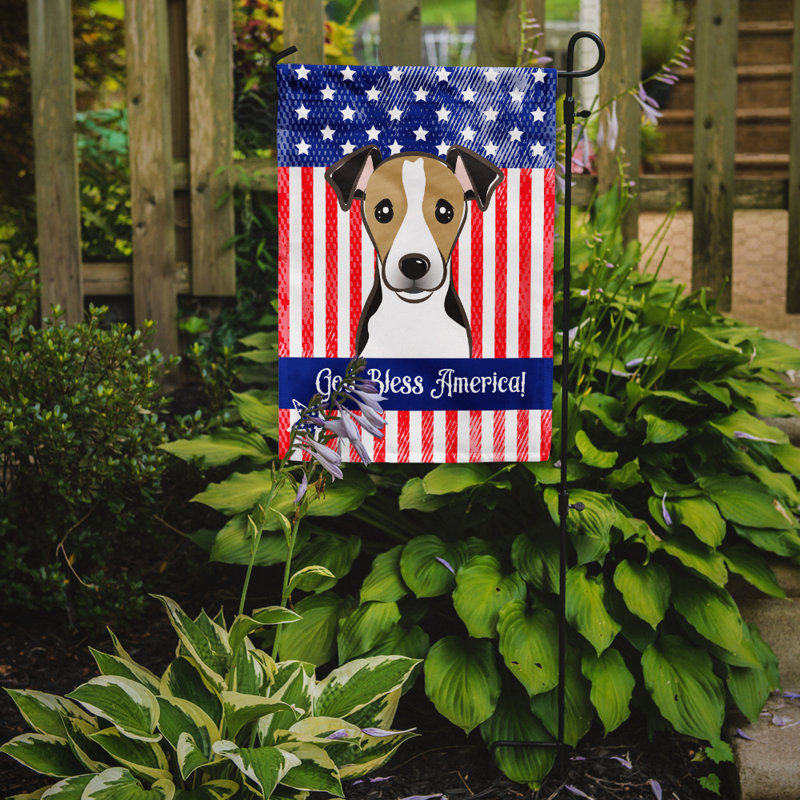 Drapeau de jardin Leighanne, Terrier Jack Russell (chocolat)