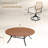 8-person Round Outdoor Patio Dining Set With Swivel Rattan Armchair-487180772