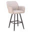 Tabouret de bar pivotant Sieve beige