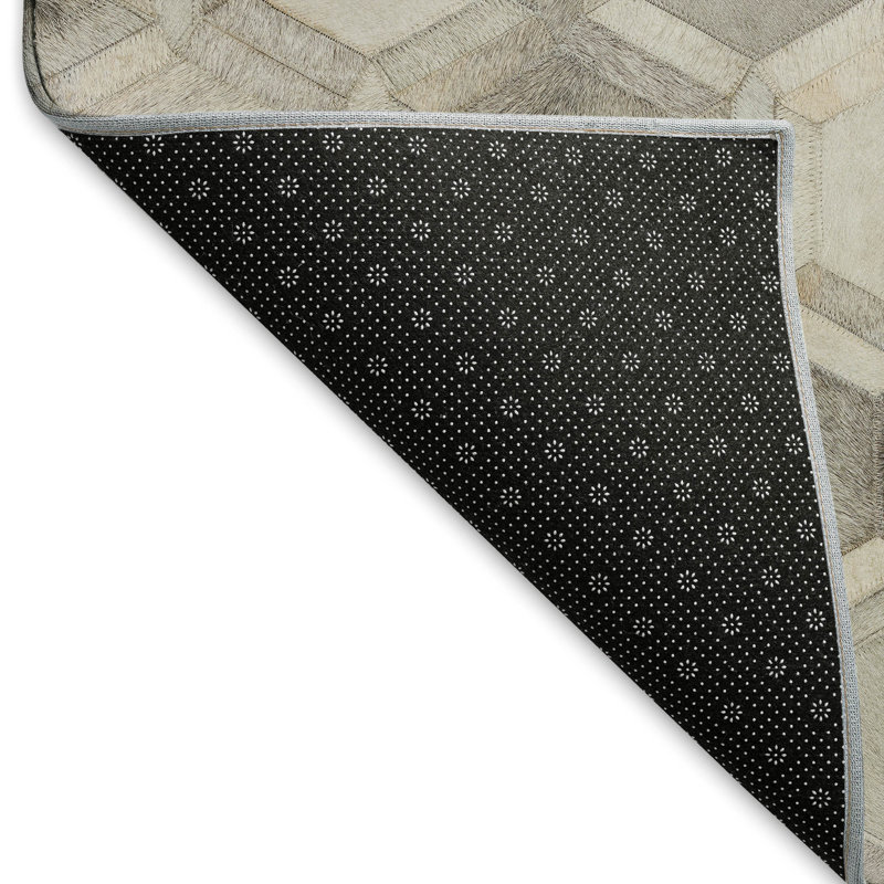 Premium Machine Washable Paytynn Gray Rug, Rectangle 9' x 12'