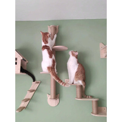 41In Cat Tree Scratching Post with 2 Perches