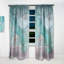 Panneau de rideau simple semi-diaphane avec passe-tringle Abstract-70404993
