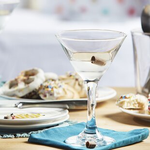 Libbey Paneled Martini Glasses, 9.5-ounce, Set of 4