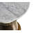 Rook Marble Top End Table