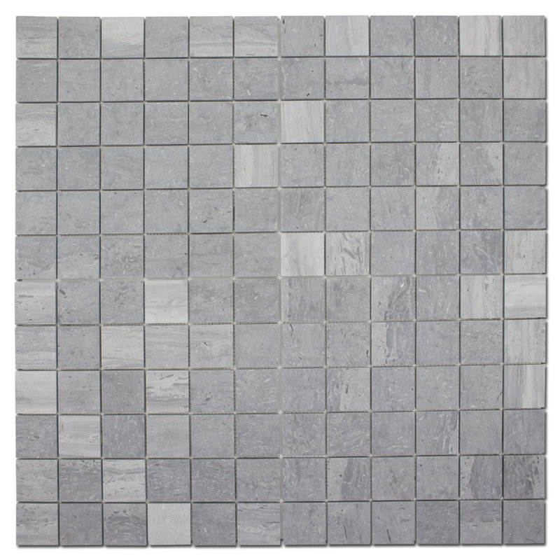 2" x 2" Marble Mosaic Wall & Floor Tile, Blue Savoy