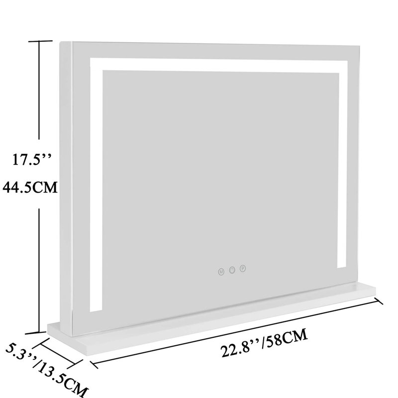 Metal Mirror, 46cm H x 57.9cm W