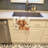 Red Brown Dachshund Coffee Bar Kitchen Towel-1168063361
