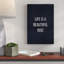 'Life is a Beautiful Ride III' - Wrapped Canvas Textual Art Print-32771073