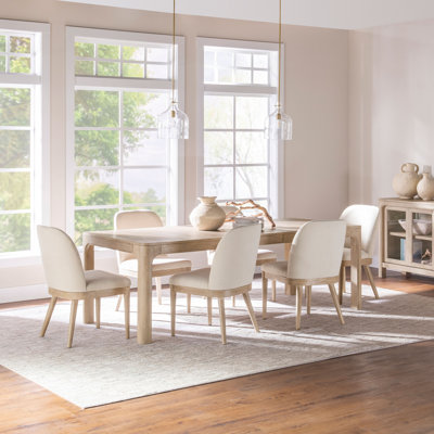 Hargus 7-Piece Extension Table Dining Set Weathered Mango
