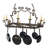 Tourelle Steel Handcrafted Rectangle Chandelier Pot Rack