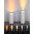 5cct Uplighting Indoor Floor Spotlight For Plant, 10.39 Inch Zoomable Floor Spot Lights, White