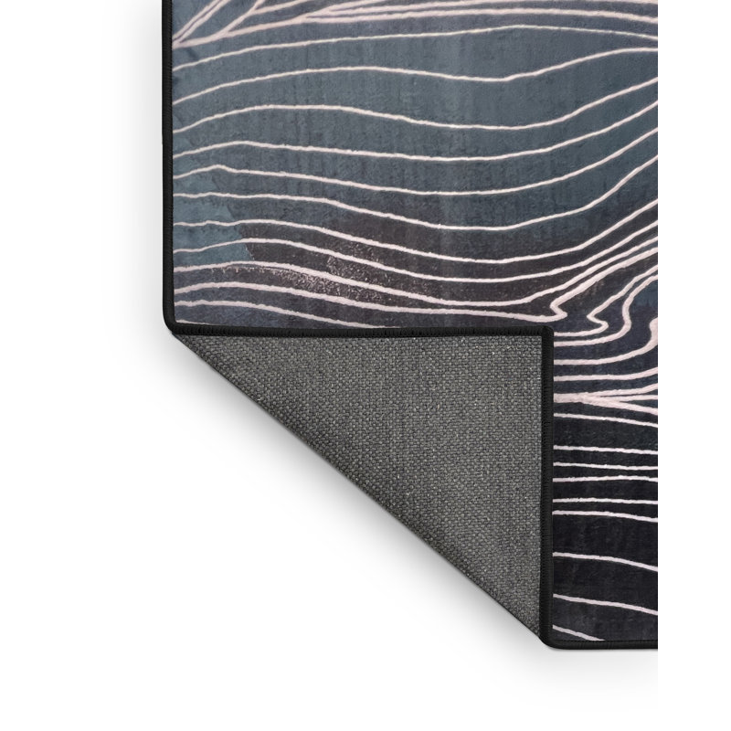 Abstract Indoor Rug, Runner 2'9" x 8'