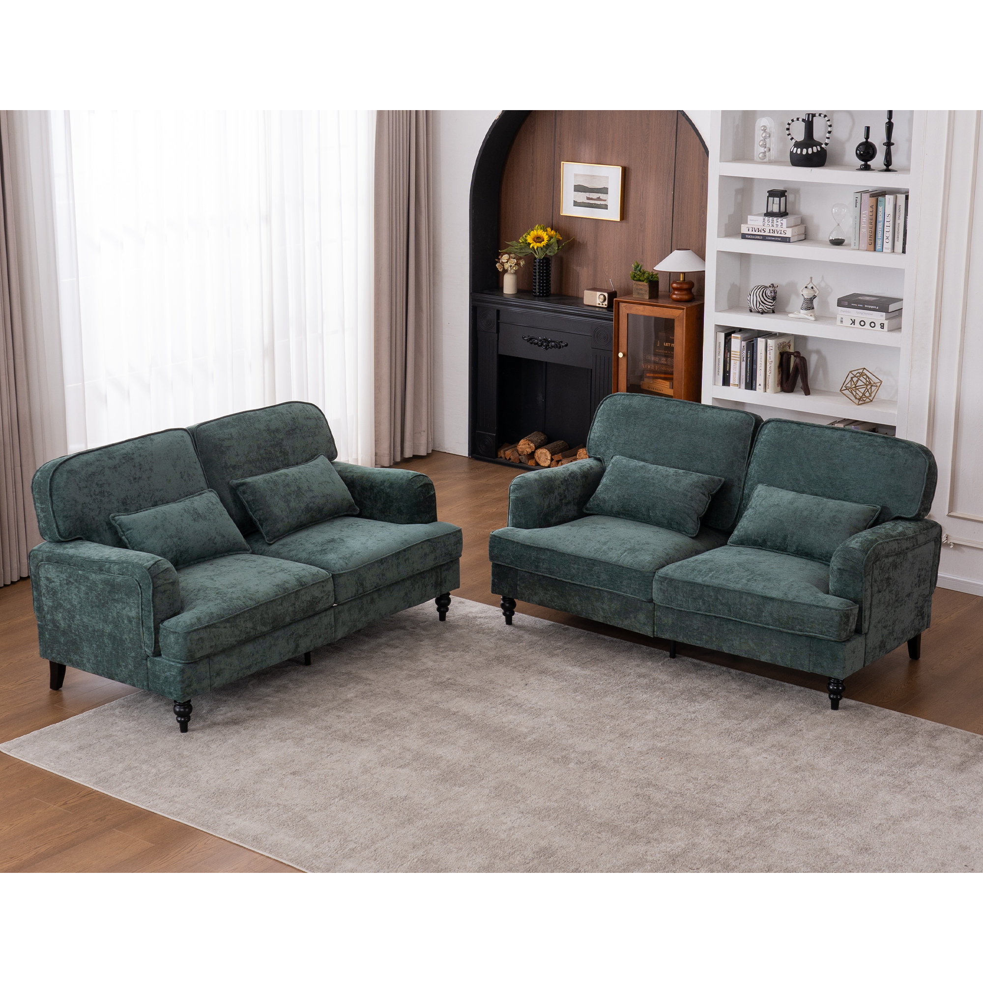 トップス DUALISM ZX Design 2-piece Double Sofa Living Room Set - Wayfair Canada